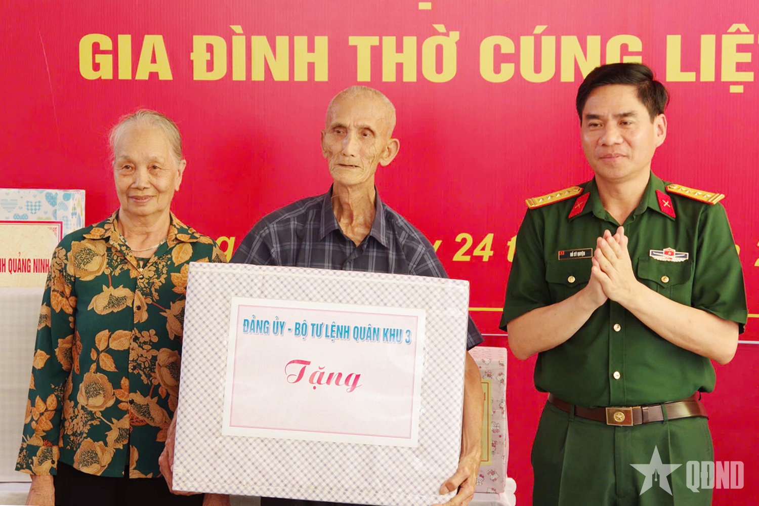 Bộ tư lệnh Quân khu 3 khánh thành nhà tình nghĩa tại Vân Đồn

